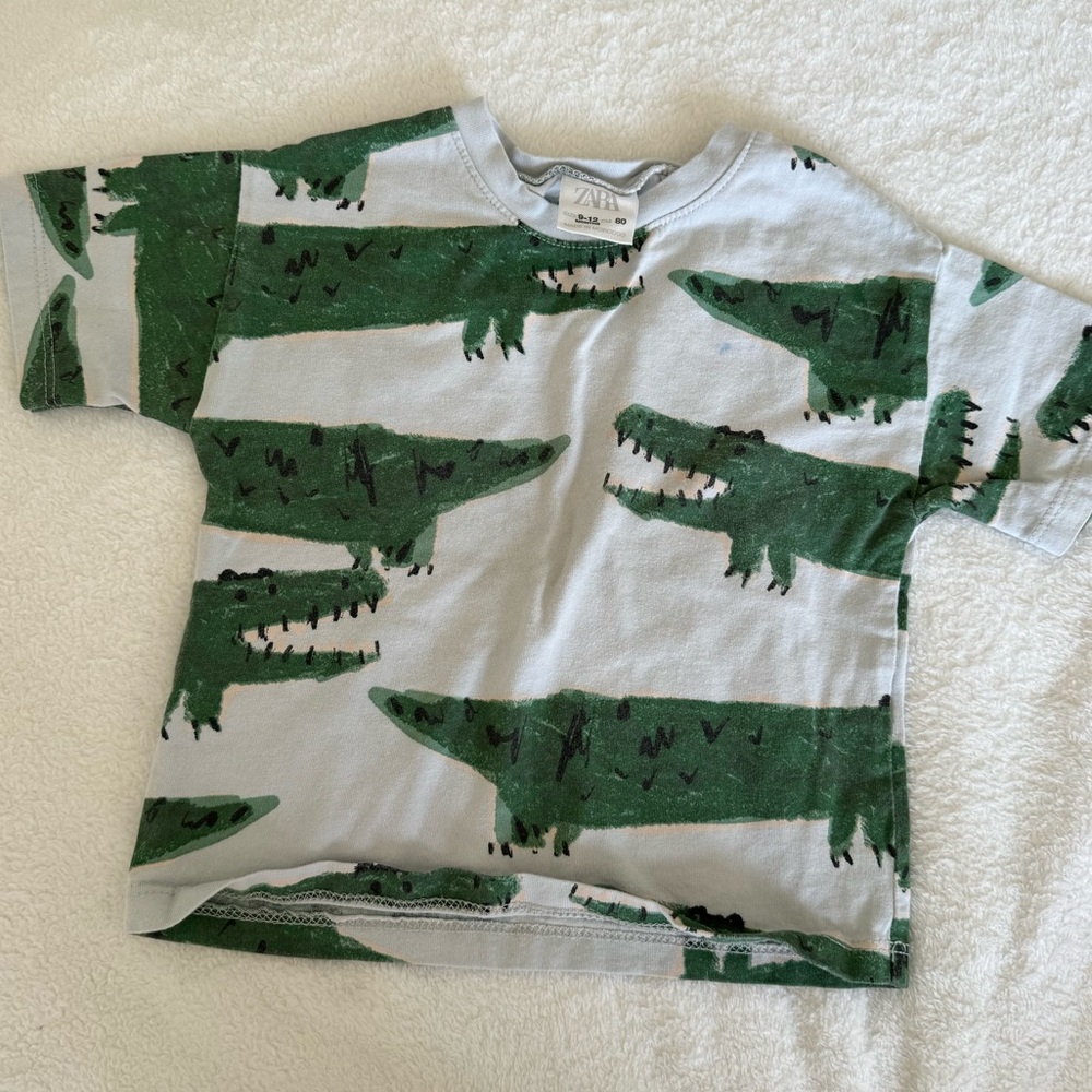 zara kids gator tshirt